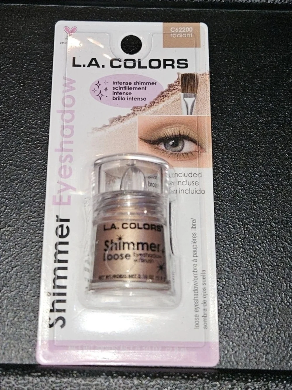 L.A. Colors Shimmer Loose Eyeshadow - Radiant BNIB